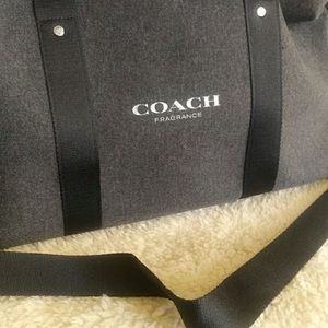 COACH Fragrance Gray Flannel Weekender Bag